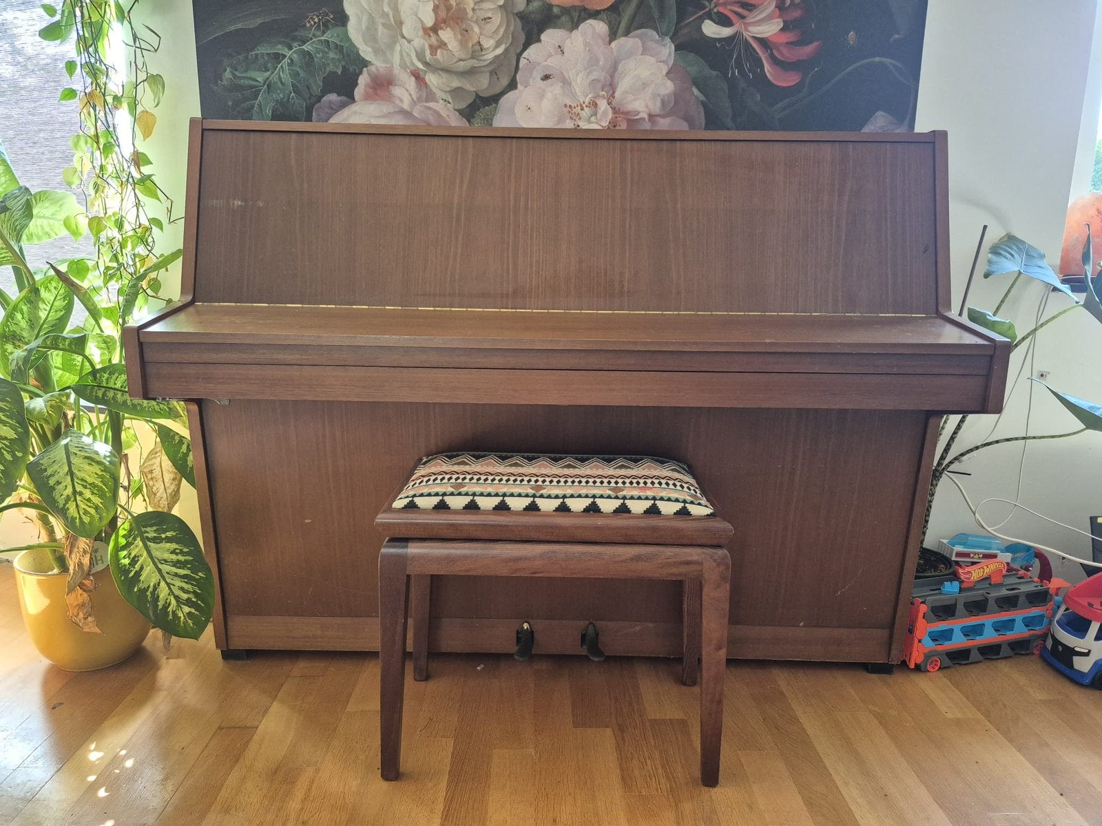 Zimmerman (les) piano, Ophalen, Gebruikt, Bruin, Piano