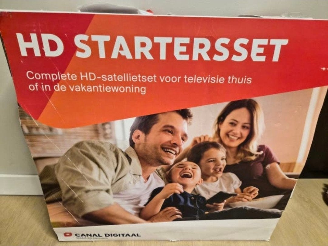 Complete schotelset met HD ontvanger Canal Digitaal, Ophalen, Overige merken