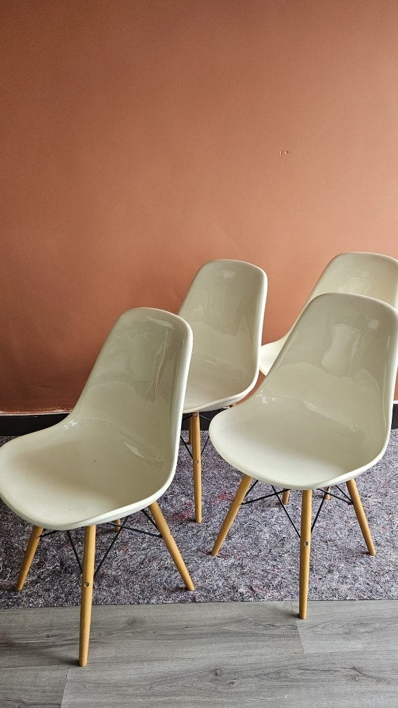 Keukenstoelen (4), Ophalen, Gebruikt, Overige kleuren, Vier