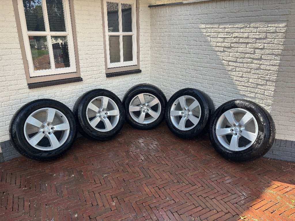 Land Rover Defender Velgen | 5x | 5098 Sparkle Silver | OEM, Auto-onderdelen, Banden en Velgen, Ophalen, Gebruikt, 255 mm, Velg(en)