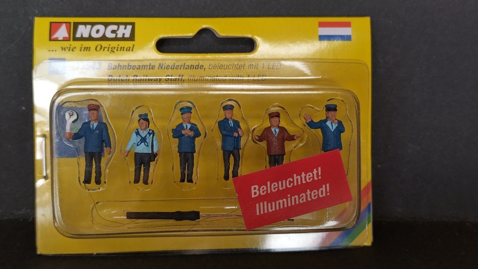 conducteur Ns Personeel 1:87 H0 Noch met verlichting Pol, Overige merken, Verzenden, Overige typen, Nieuw