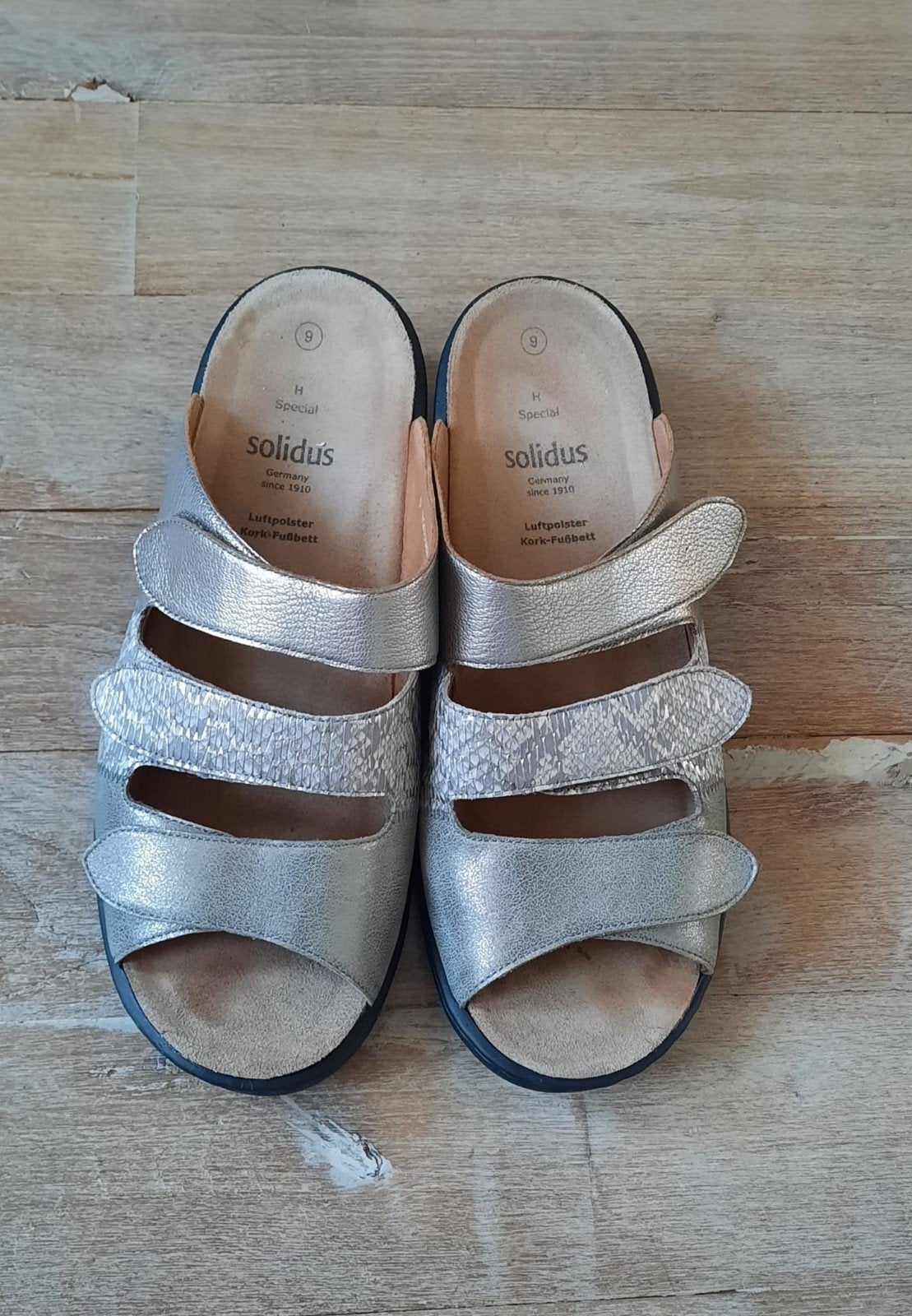 Solidus slippers met klitteband, maat 43, Slippers, Overige kleuren, Solidus, Nieuw