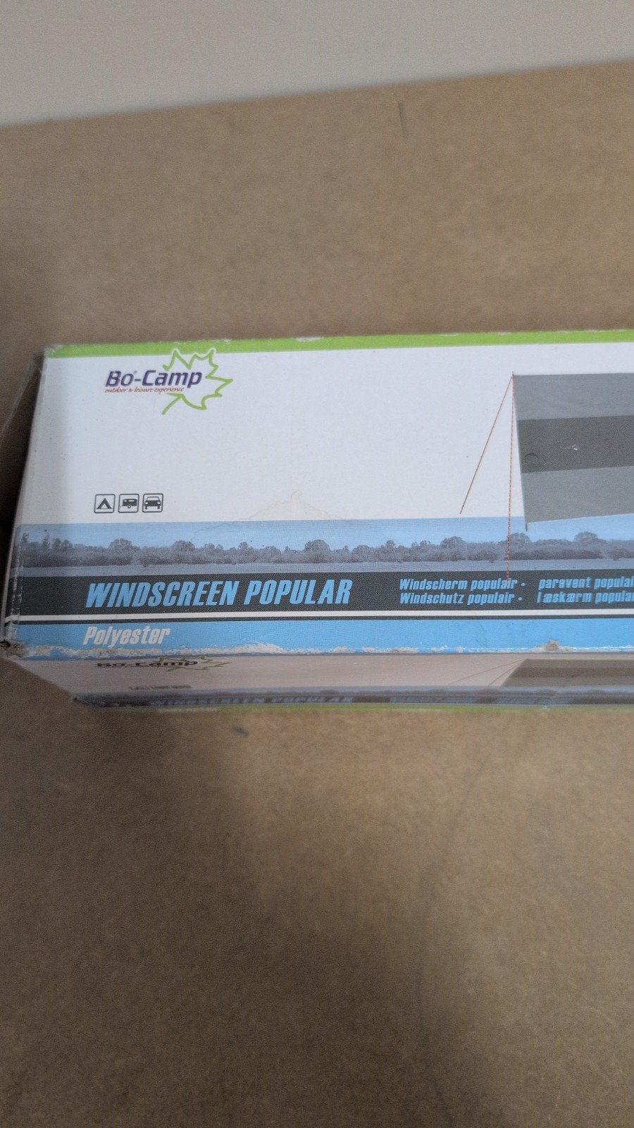 Bo-Camp Windscherm Populair - 500x140cm, Ophalen of Verzenden, Nieuw