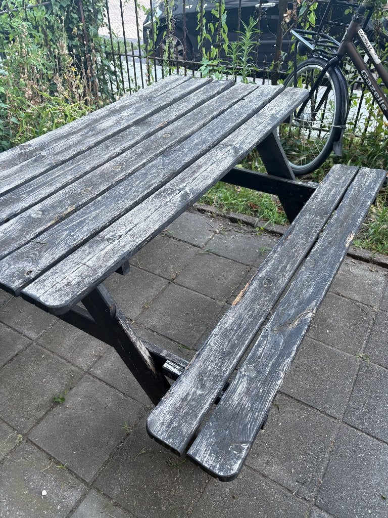 Picknick tafel om op te knappen, Ophalen, Gebruikt