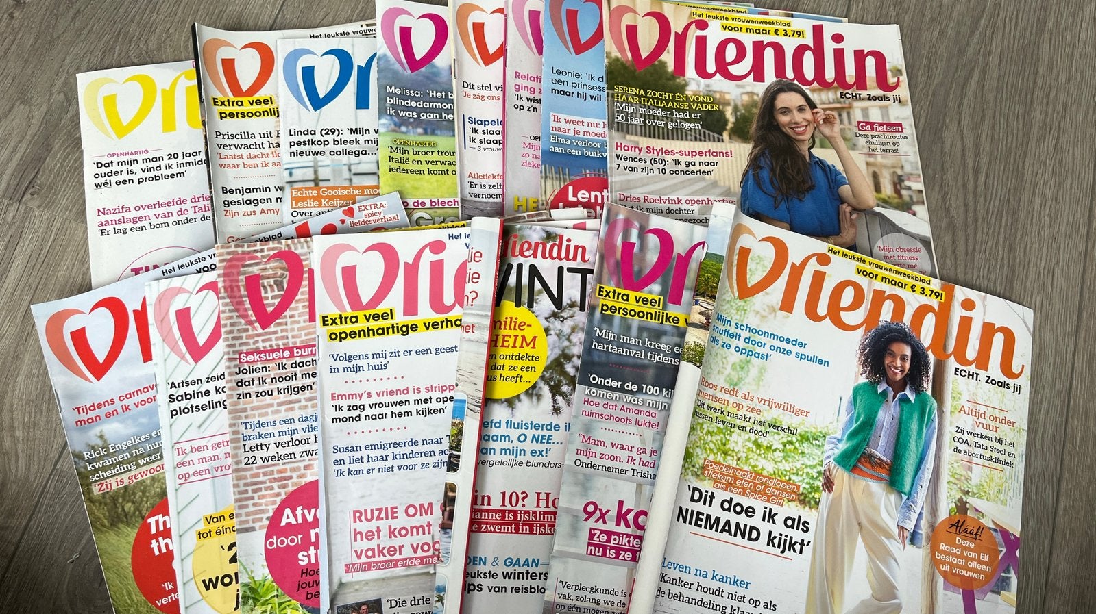 Vriendin tijdschrift - 1x gelezen. 25 stuks, Ophalen of Verzenden, Gelezen, Damesbladen