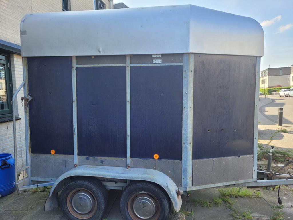 Weijer Paardentrailer opknapper, Dieren en Toebehoren, Paarden en Pony's | Trailers en Aanhangwagens, Ophalen, Gebruikt, Hout