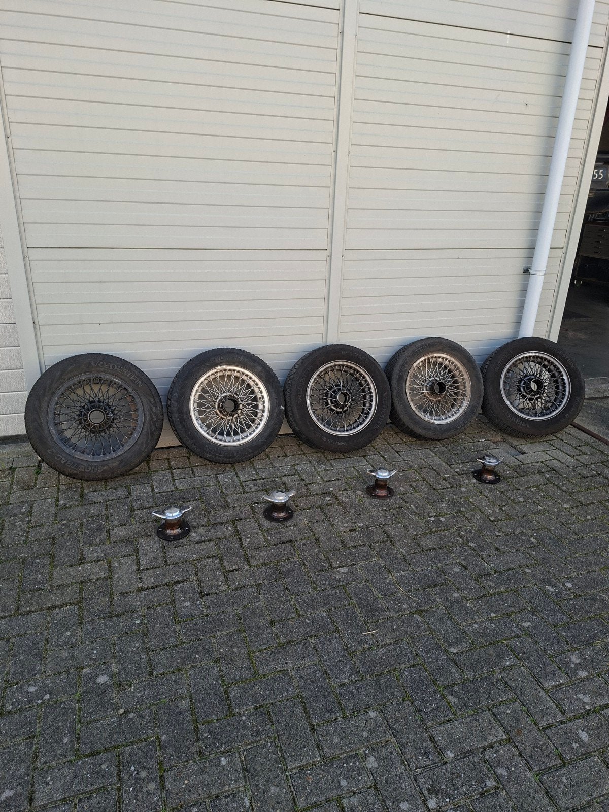 Triumph Tr 6 spaakvelgen, Ophalen, Gebruikt, 15 inch, Banden en Velgen