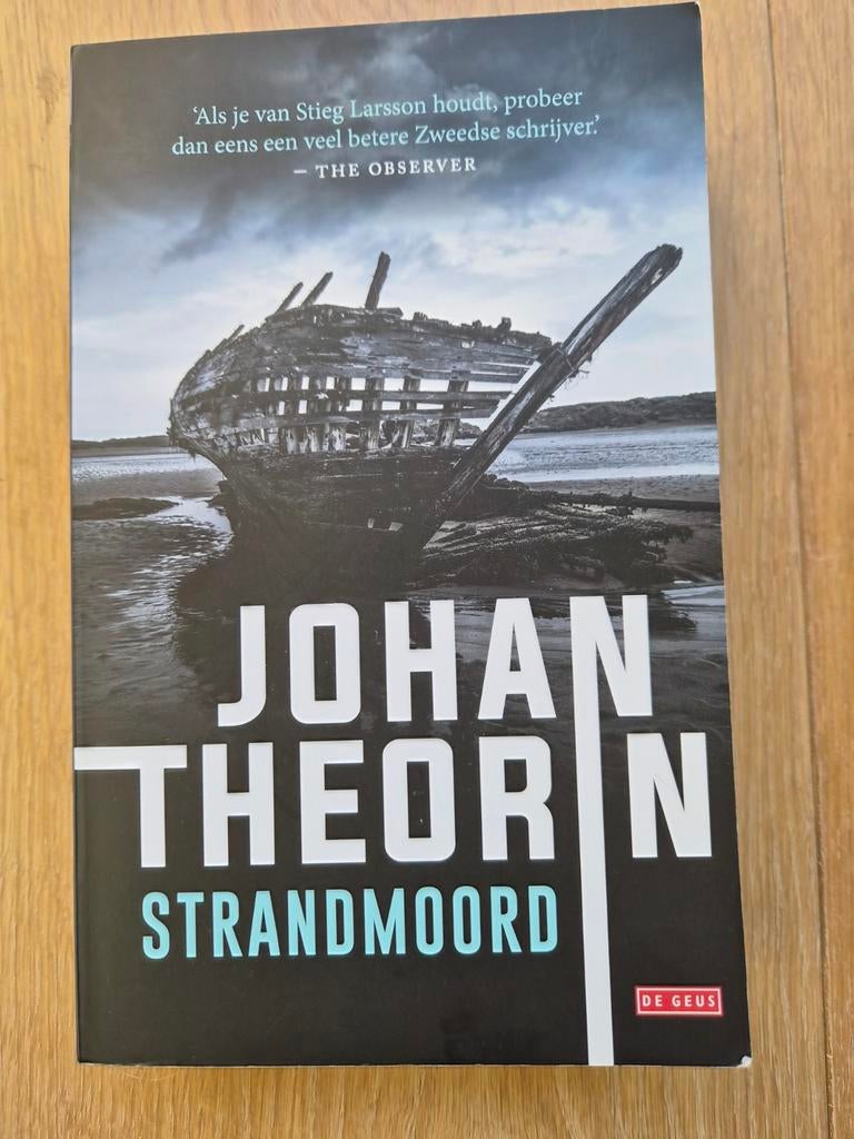 Johan Theorin - Strandmoord (nieuwstaat), Boeken, Ophalen of Verzenden, Zo goed als nieuw, Johan Theorin, Scandinavië
