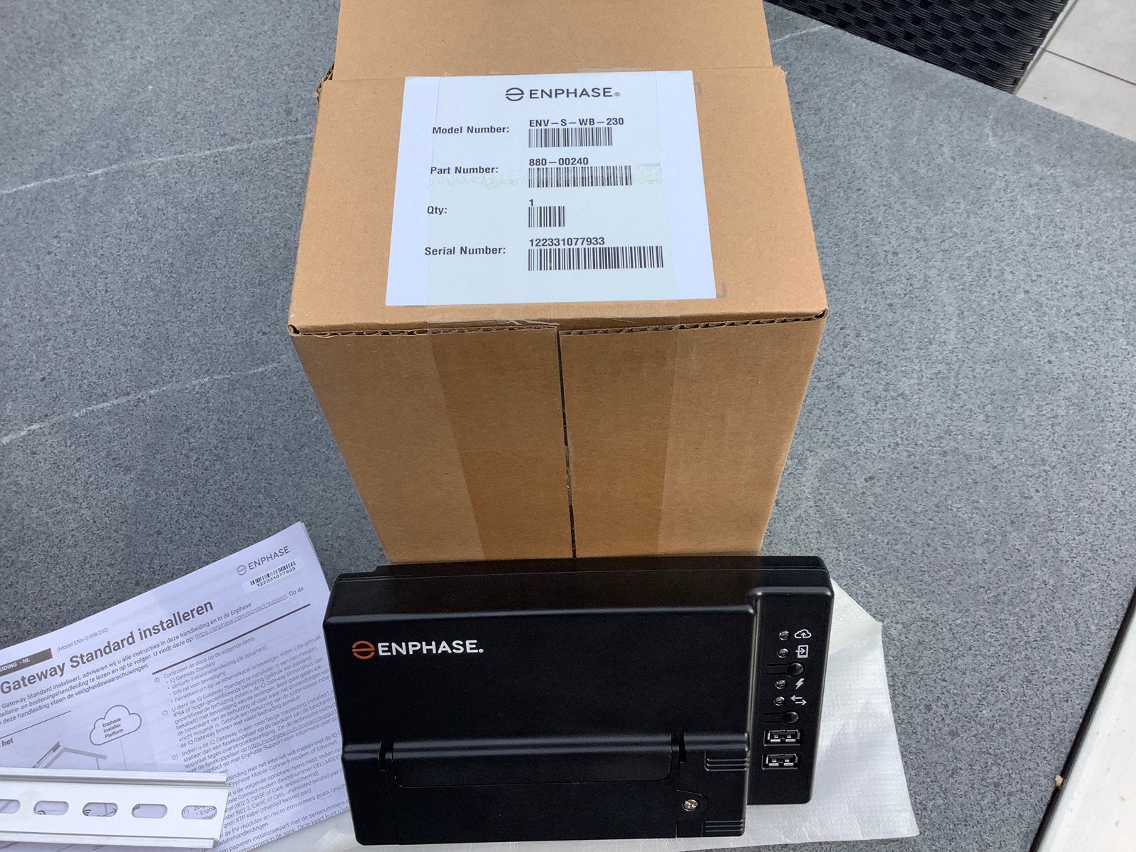 Enphase IQ gateway standard, Ophalen of Verzenden, Nieuw, Enphase, Omvormer
