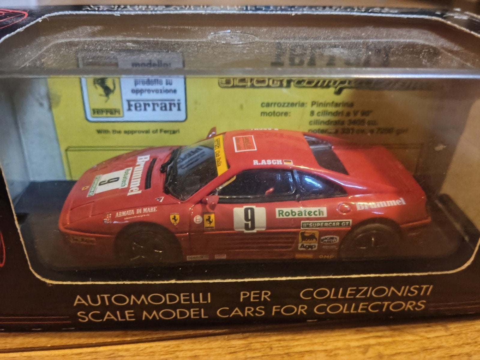 Bang Ferrari 348 GT Competizione 1:43, Hobby en Vrije tijd, Ophalen of Verzenden, Zo goed als nieuw, Auto, Overige merken