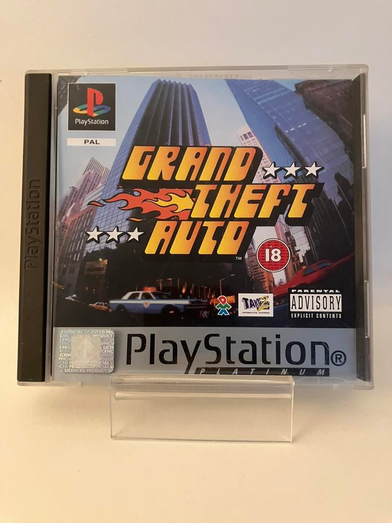 Grand theft auto (platinum) - Playstation 1, Gebruikt, Vanaf 18 jaar, 1 speler, Ophalen