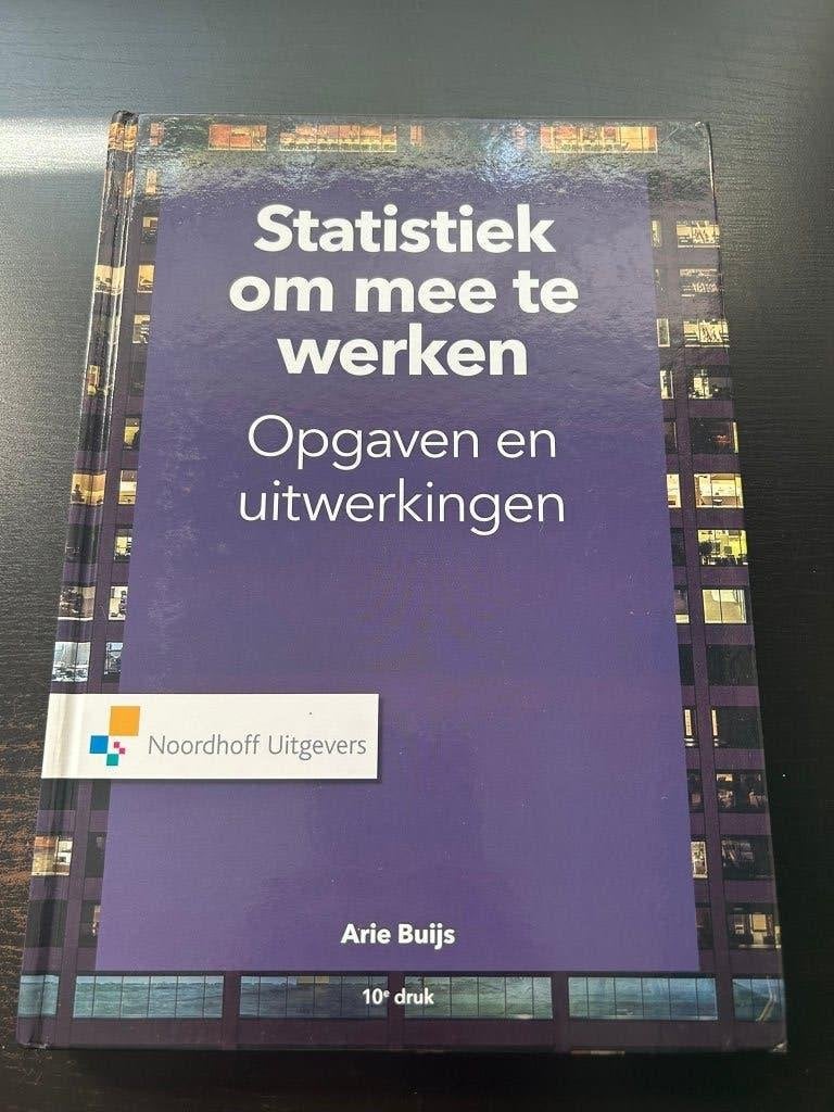 Statistiek om mee te werken (opgaven) 9789001878092, Verzenden, Beta, Zo goed als nieuw, HBO