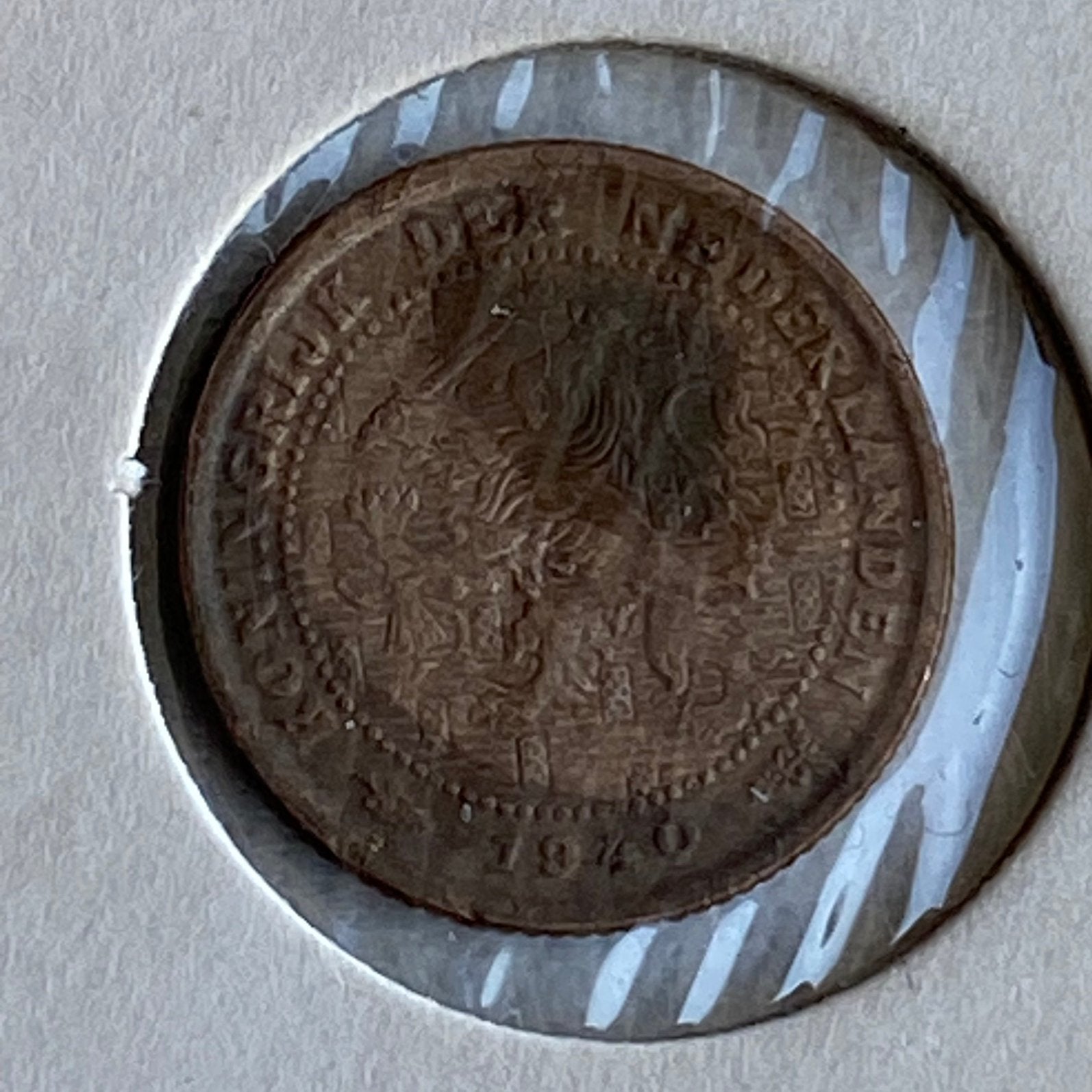 Halve Cent uit 1940 van Wilhelmina, Verzenden, Koningin Wilhelmina, Overige waardes, Losse munt