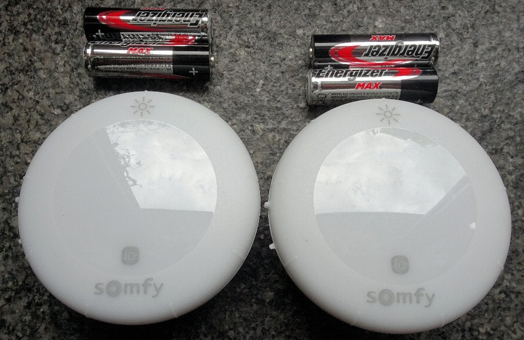 somfy thermosunis io, Doe-het-zelf en Verbouw, Rolluiken, Minder dan 100 cm, Wit, Ophalen of Verzenden, Zo goed als nieuw