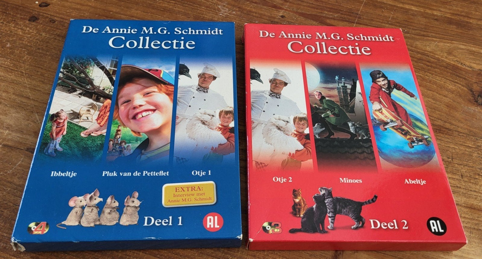De Annie M.G. Schmidt Collectie - Deel 1 & 2 (DVD), Alle leeftijden, Ophalen, Gebruikt