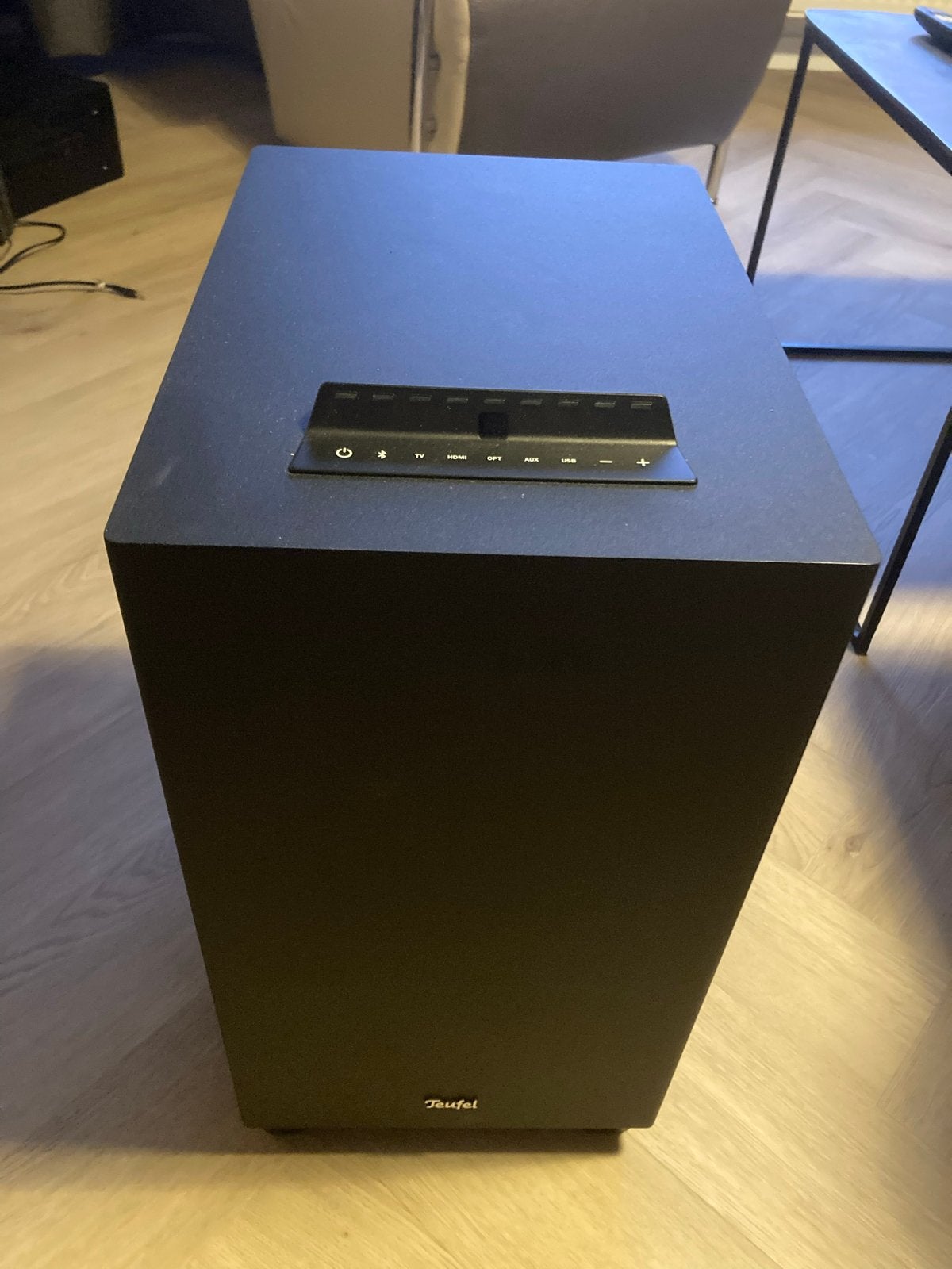 Teufel Concept 8 subwoofer met ingebouwde AV-receiver, Overige merken, Overige systemen, 70 watt of meer, Ophalen of Verzenden