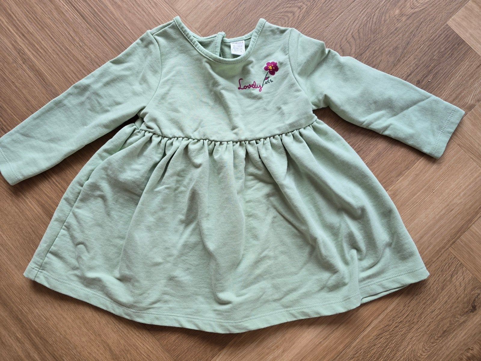 LCW  Jurkje met bloem en 'Lovely' opdruk, Meisje, Jurkje of Rokje, Ophalen of Verzenden, LCW ECO