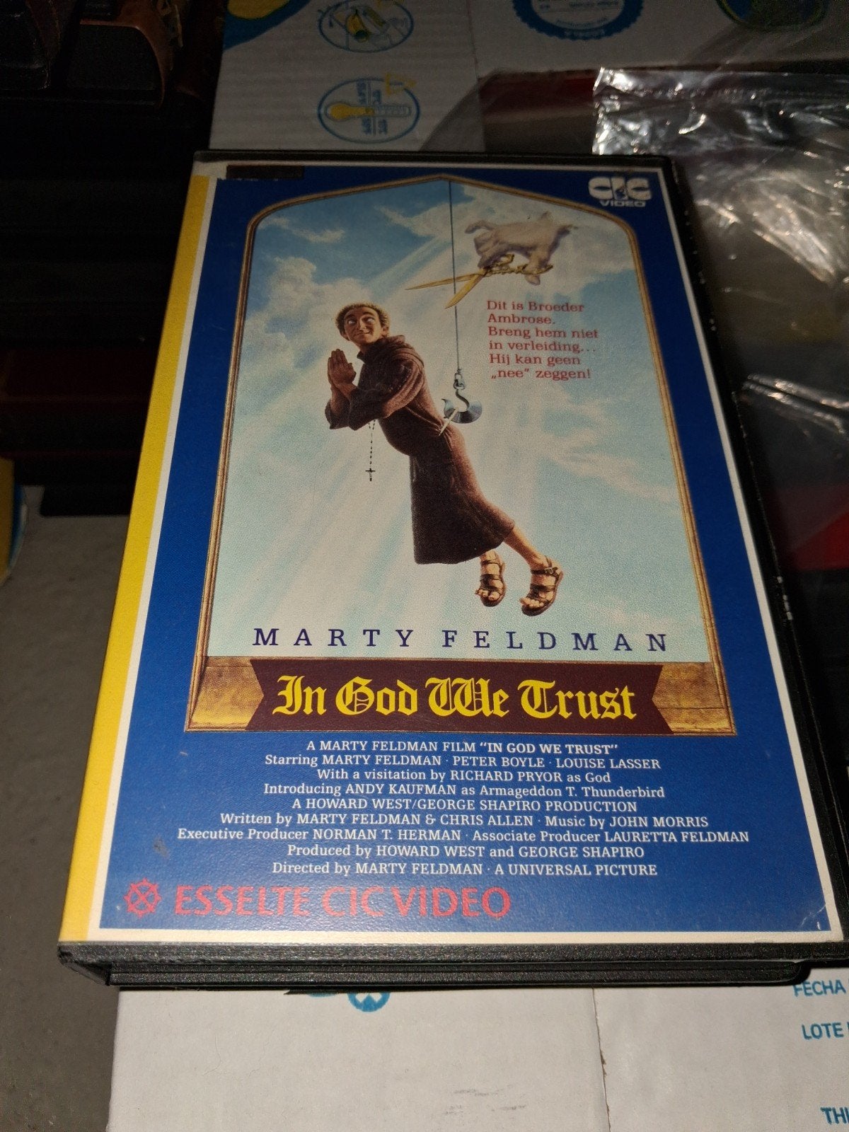 Vhs ex-rental.- In God We Trust, Vanaf 16 jaar, Ophalen of Verzenden, Gebruikt, Horror
