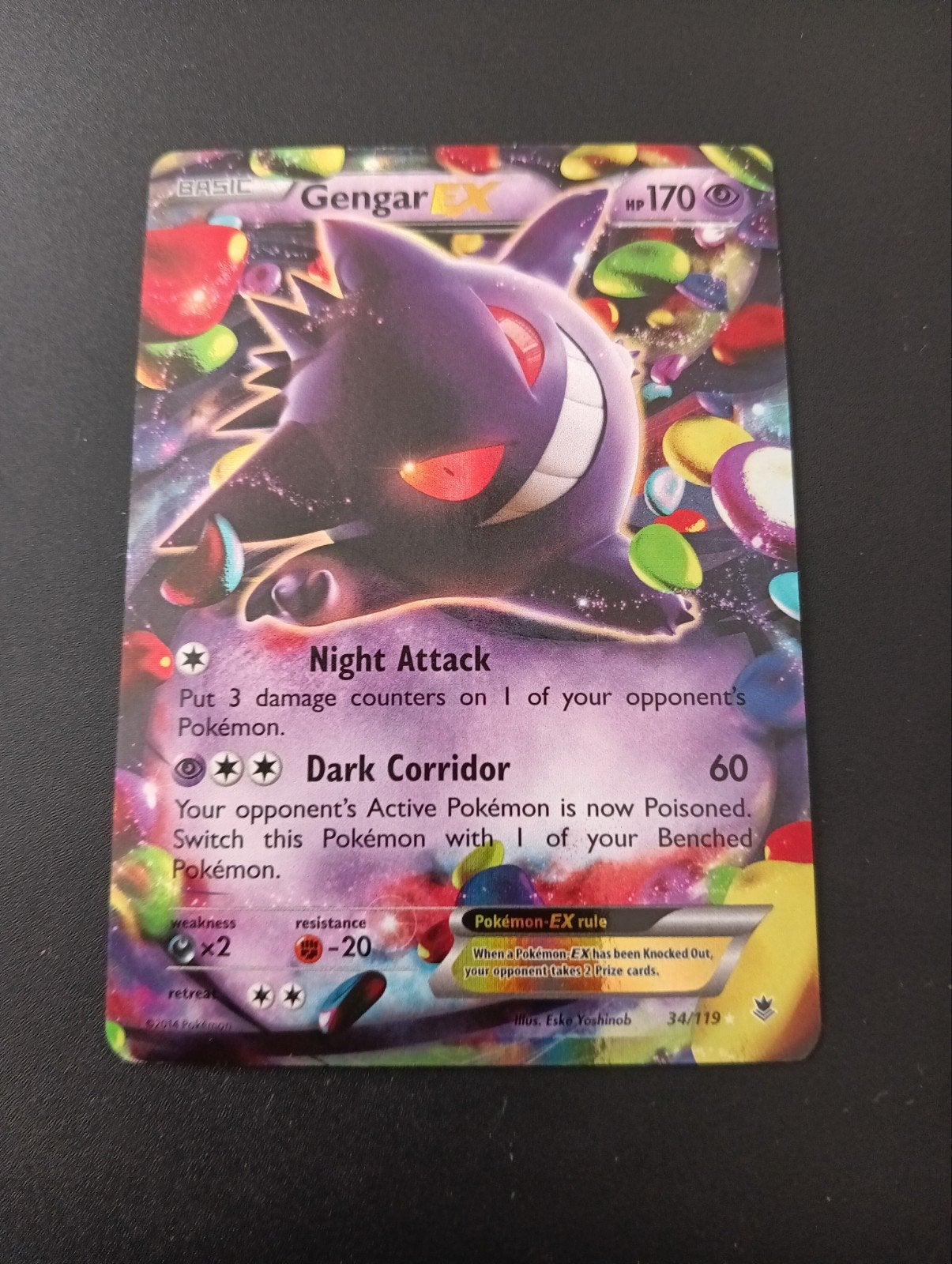 Gengar EX Phantom Forces, Ophalen of Verzenden, Gebruikt