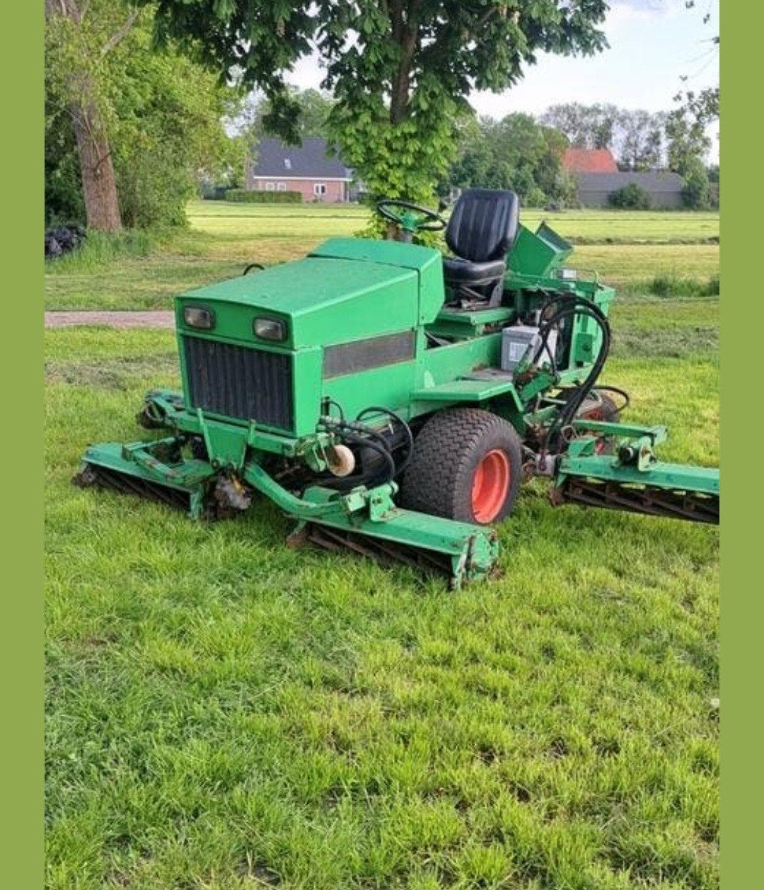 Goed lopende ransomes kooimaaier zitmaaier, Ophalen, Gebruikt, Ransomes