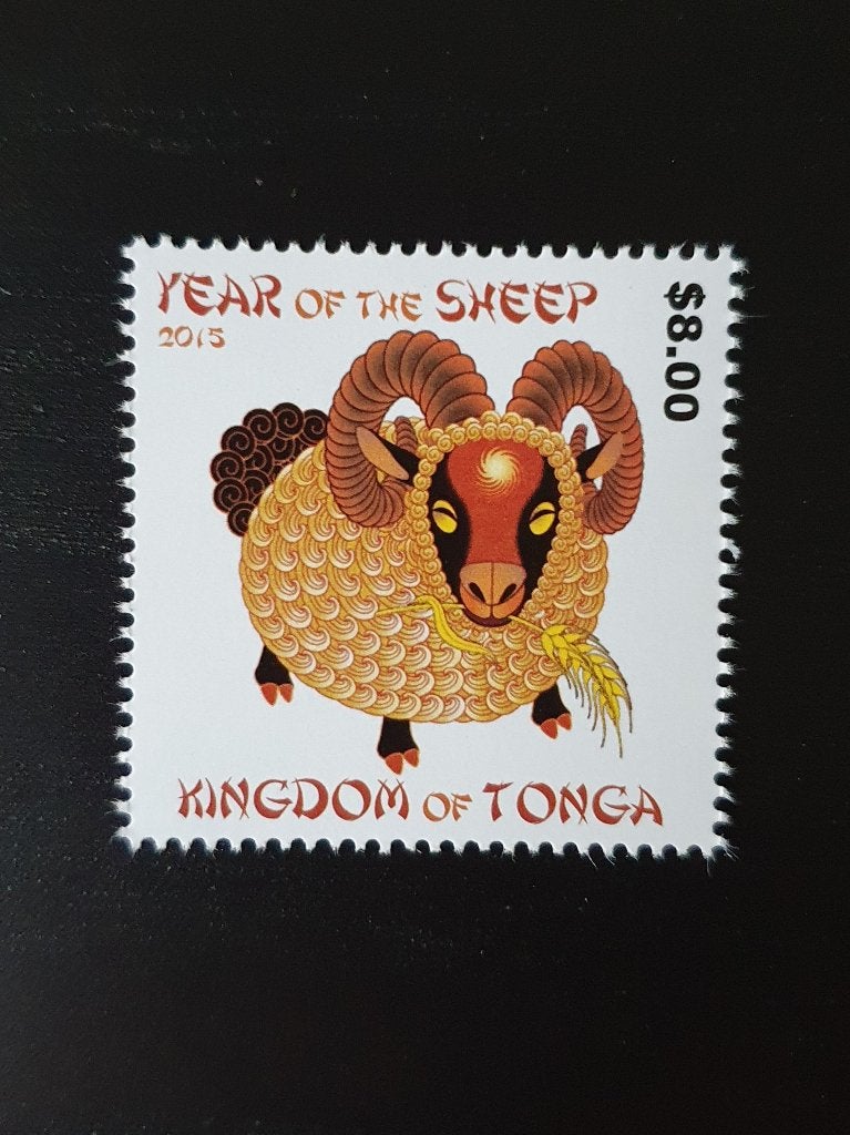 Tonga 2015 Jaar van het Schaap Michel 2018 postfris, Verzenden, Postfris, Dier of Natuur