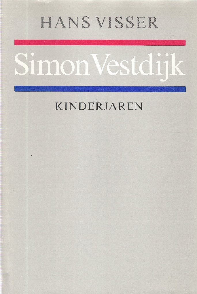 Simon Vestdijk-KINDERJAREN*Voorpublicatie*Nr 933-Luxe Editie, Hans Visser en Max Nord, Kunst en Cultuur, Nieuw, Ophalen of Verzenden