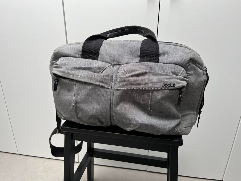 Joolz luiertas/verzorgingstas grijs zwart, 30 cm of meer, Minder dan 35 cm, Ophalen of Verzenden, Zo goed als nieuw