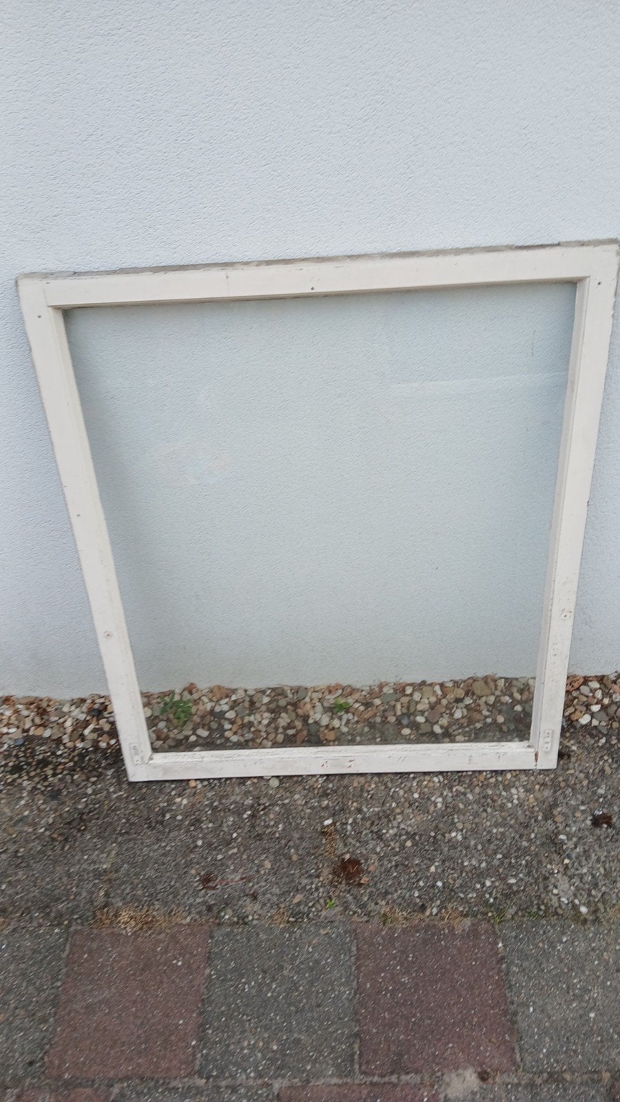 Kozijn met enkel glas 102x120, Ophalen, Gebruikt, Minder dan 80 cm, Gevelraam of Ruit