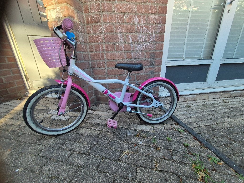 Mooie kinderfiets te koop merk btwin, Gebruikt, Velgrem, Minder dan 16 inch, Ophalen