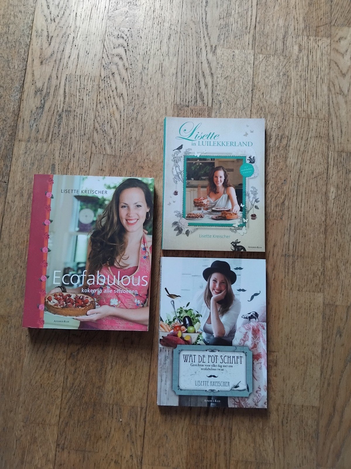 3 boeken van Lisette Kreischer, Boeken, Ophalen of Verzenden, Gelezen, Lisette Kreischer, Gezond koken