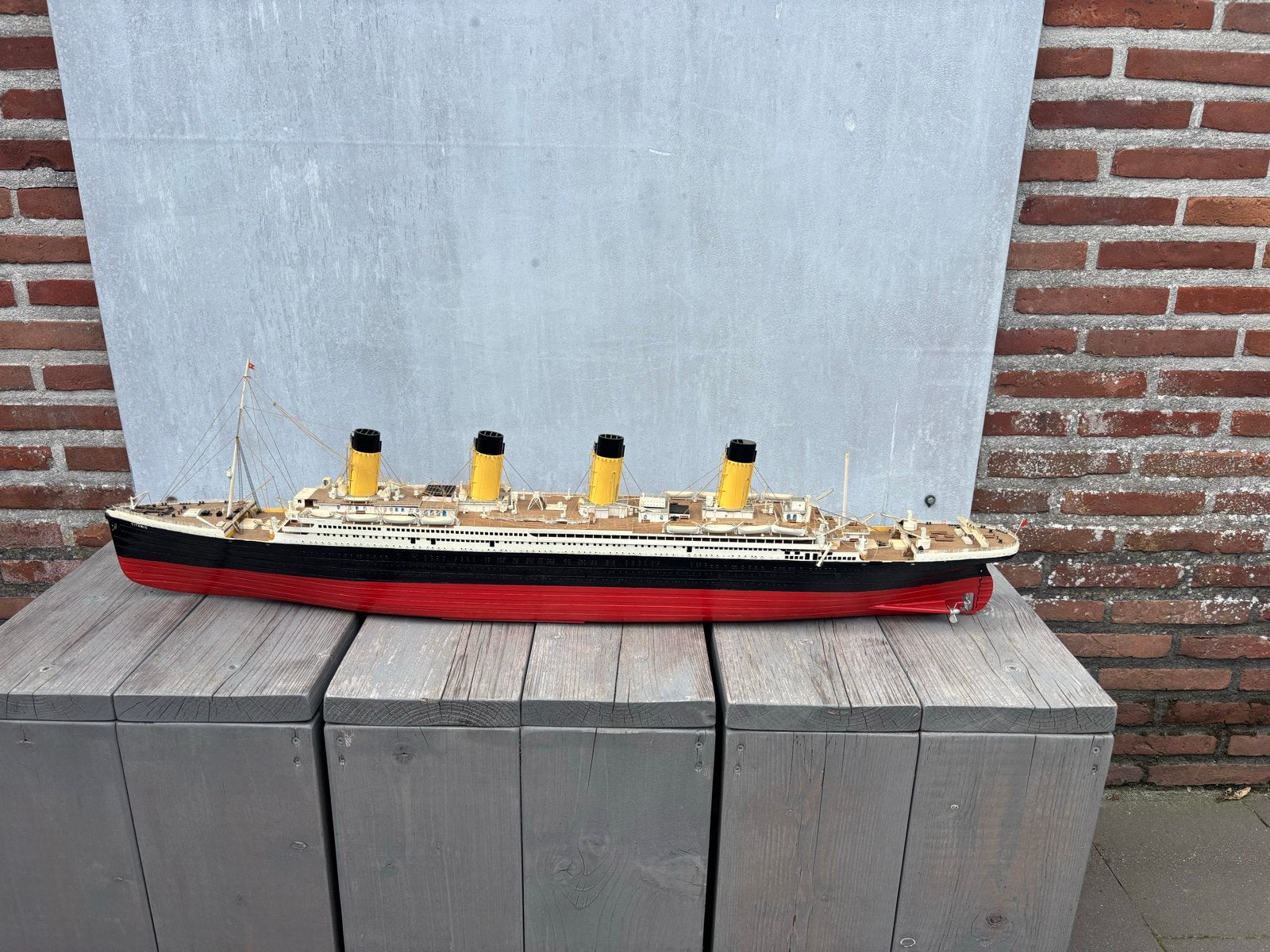 Gedetailleerd Titanic Model, Hobby en Vrije tijd, Ophalen, Gebruikt, Groter dan 1:32, Overige merken