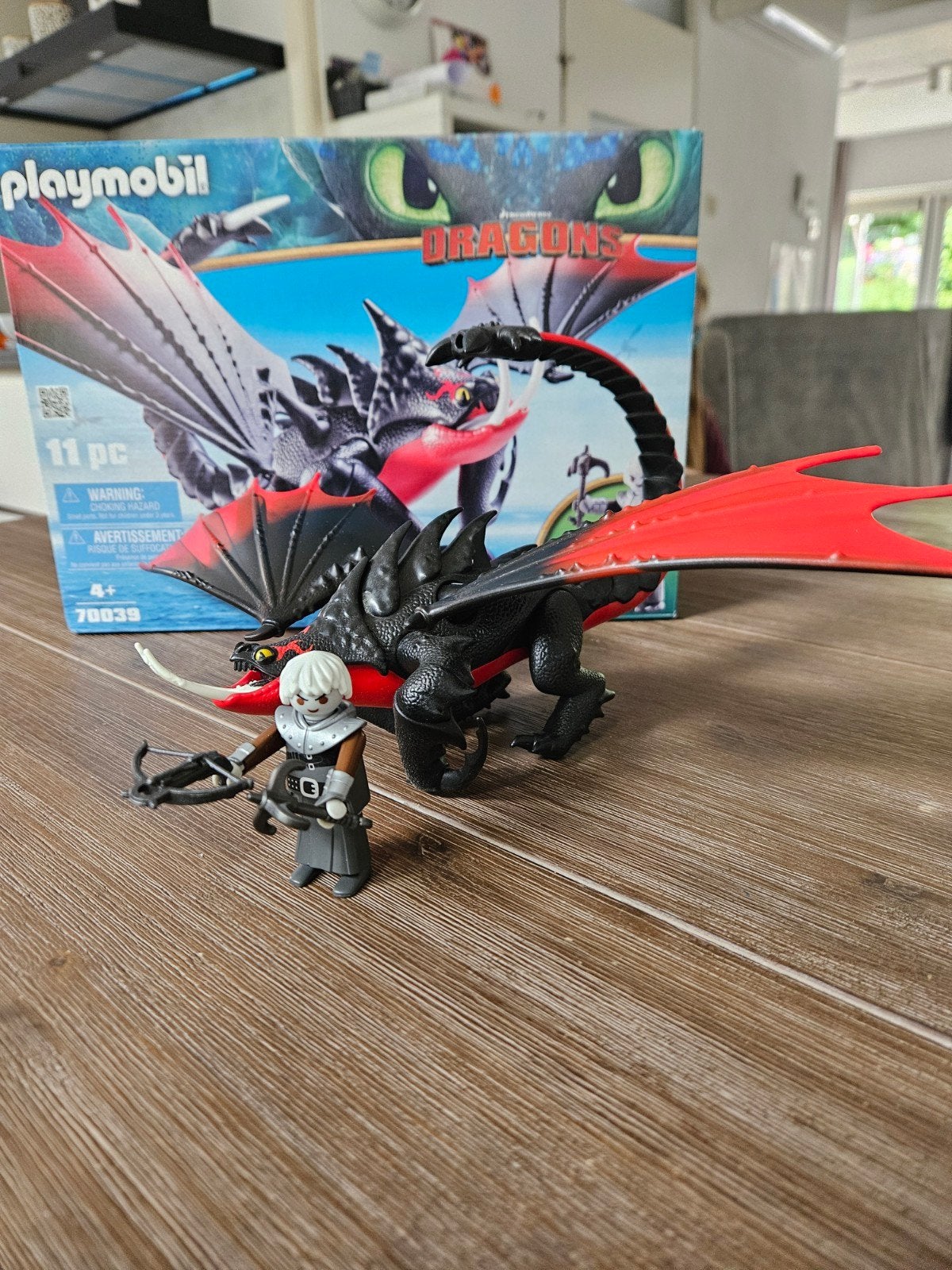 Playmobil Dragons 70039 Deathgripper met Grimmel, Ophalen of Verzenden, Gebruikt