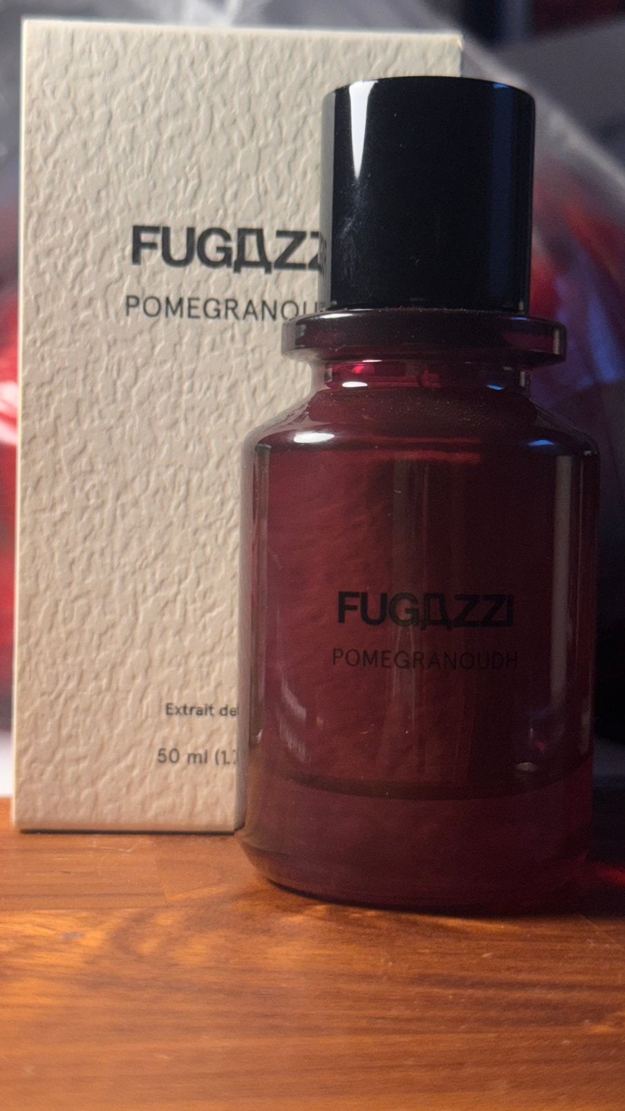 Fugazzi pommegranoudh, Sieraden, Tassen en Uiterlijk, Uiterlijk | Parfum, Ophalen of Verzenden, Zo goed als nieuw