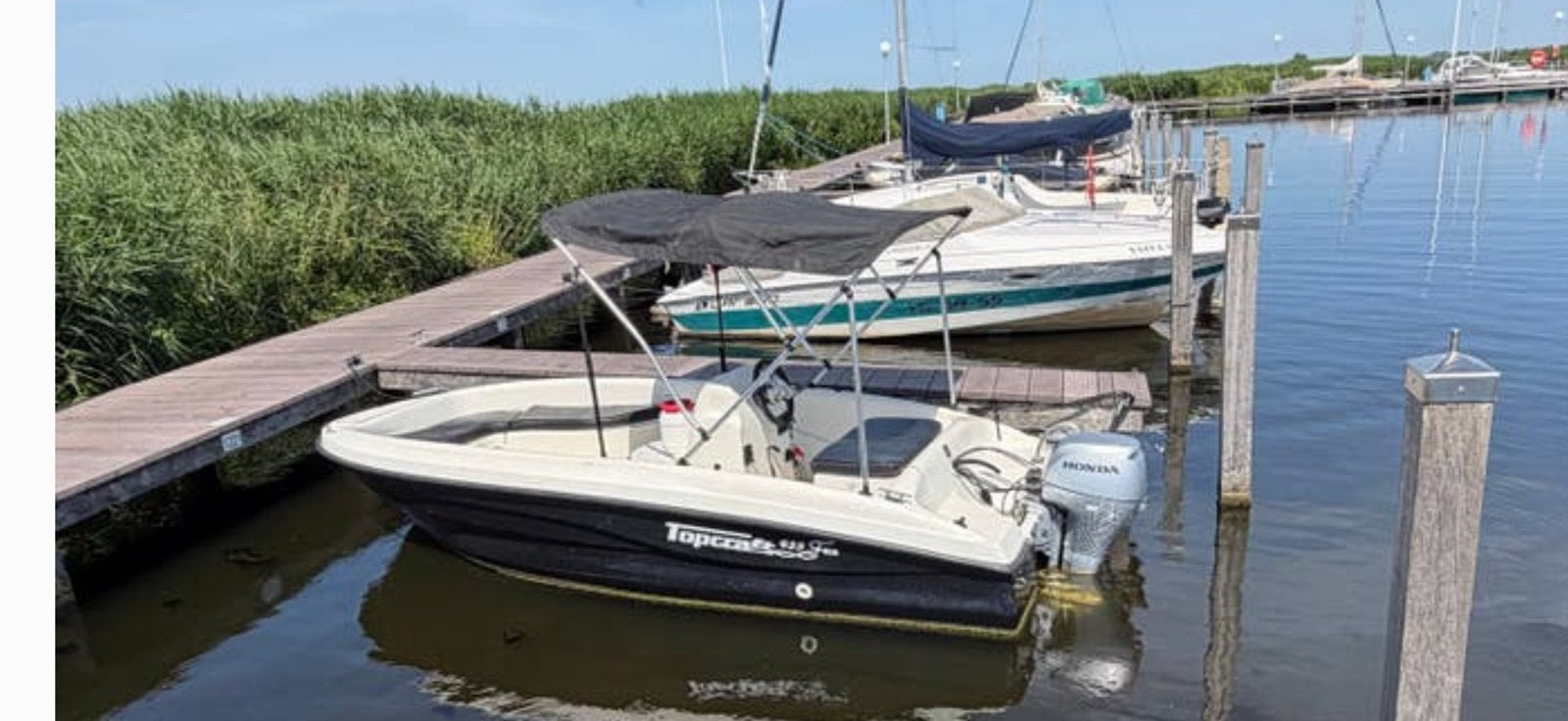 Sloep Topcraft 435 met 10PK BBM en elek. st. en evt. trailer, Overige merken, Consoleboot, 15 pk, 2.00 meter