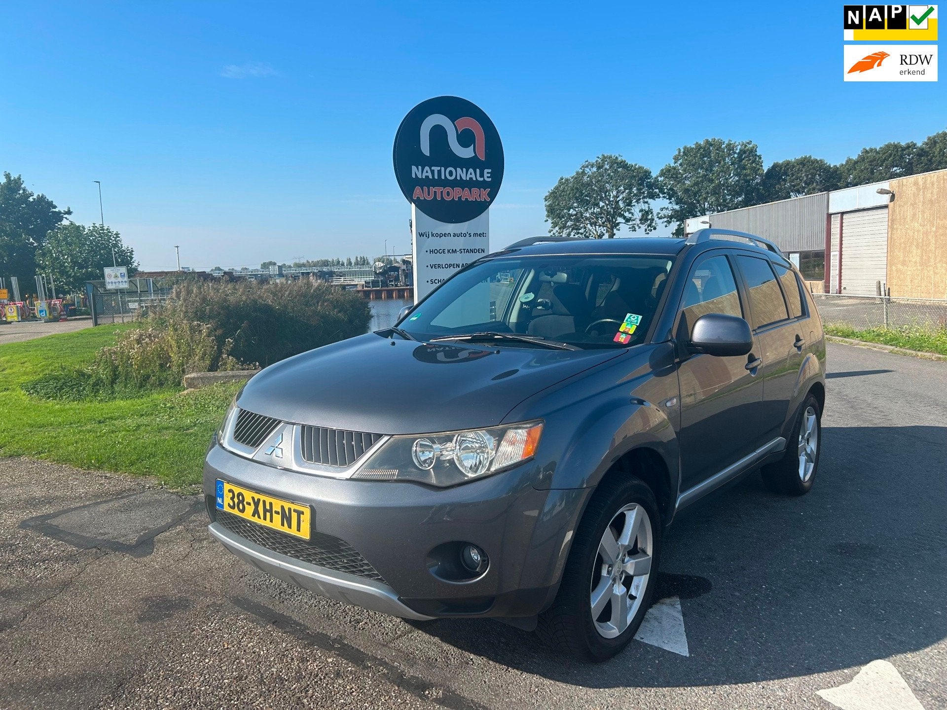 Mitsubishi Outlander 2007 * 2.0 DI-D Intense+ * APK * EXPORT, Multifunctioneel stuurwiel, 7 stoelen, Bedrijf, 1968 cc