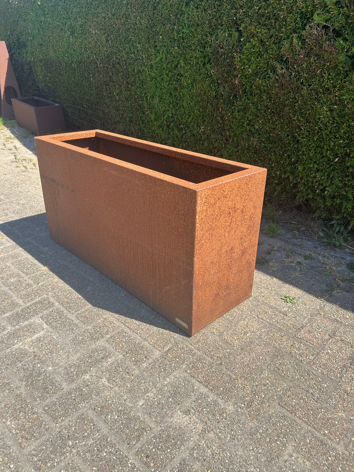 Cortenstaal Bloembak 120x40x60- Robuust en Stijlvol, Tuin en Terras, Bloembakken en Plantenbakken, Ophalen, 100 cm of meer, Nieuw