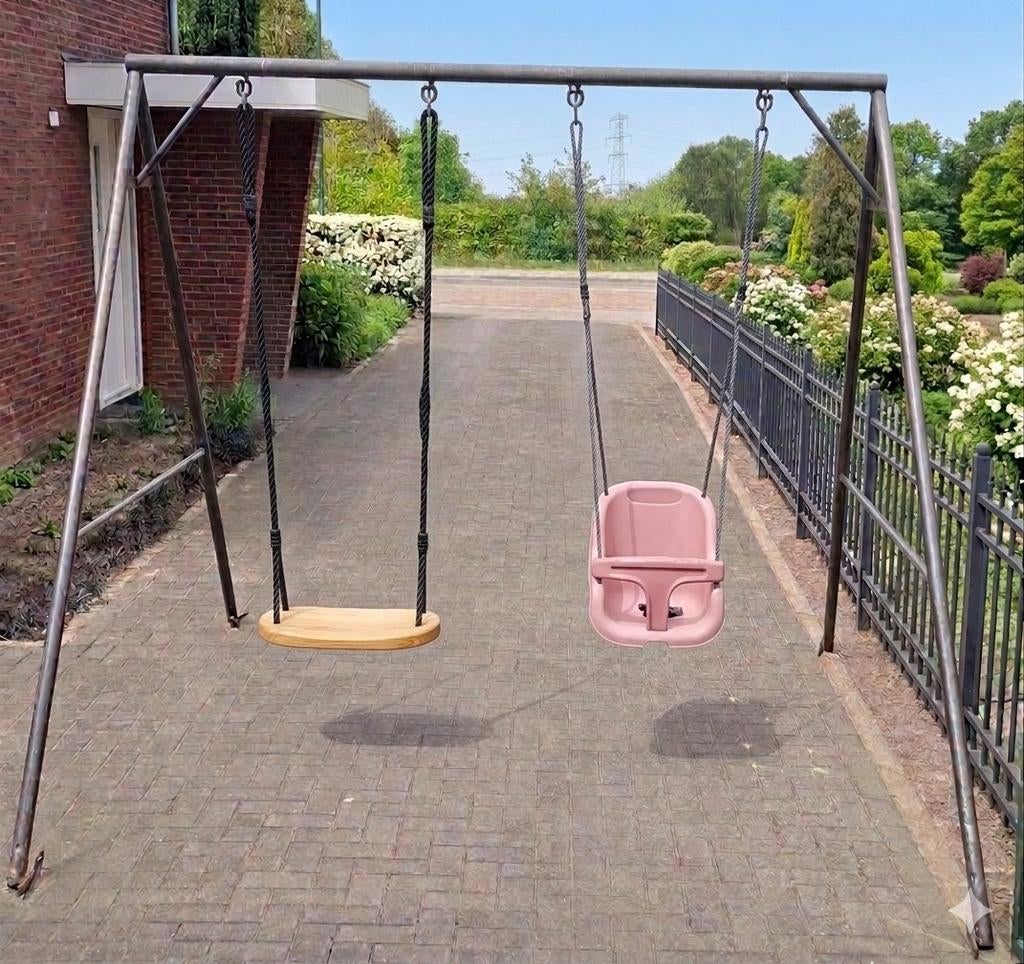 Stevige schommel babyzitje houten plankzitje Speeltoestel, Kinderen en Baby's, Ophalen, Gebruikt, Schommel