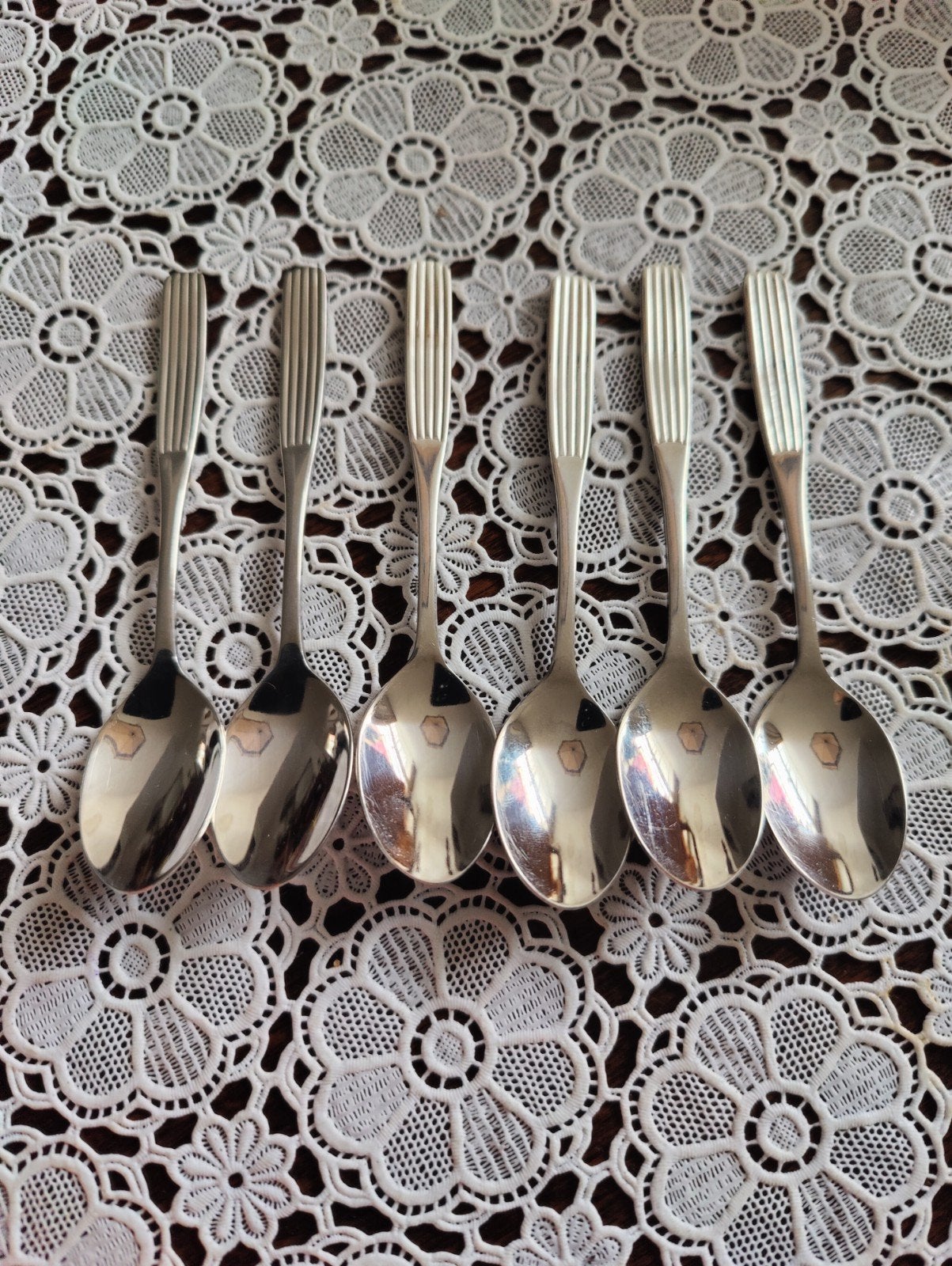 6 Vintage Gero Zilmeta Theelepeltjes, Ophalen of Verzenden