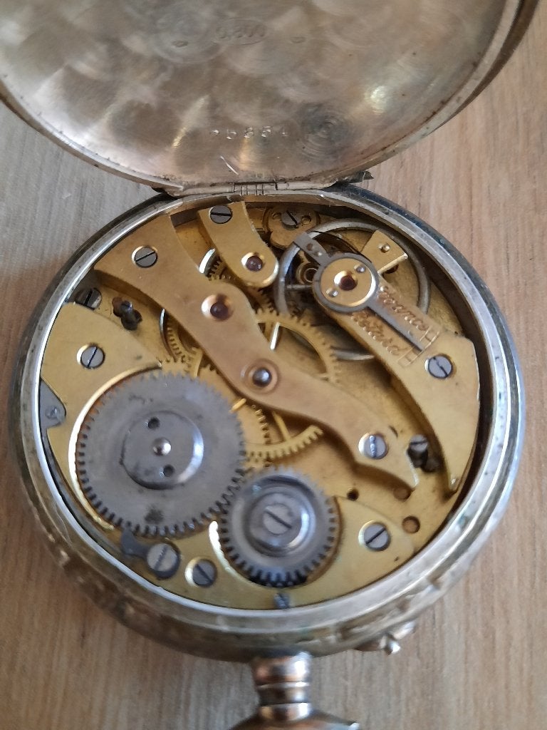 Ankra zilver zakhorloge, Ophalen of Verzenden, Zilver