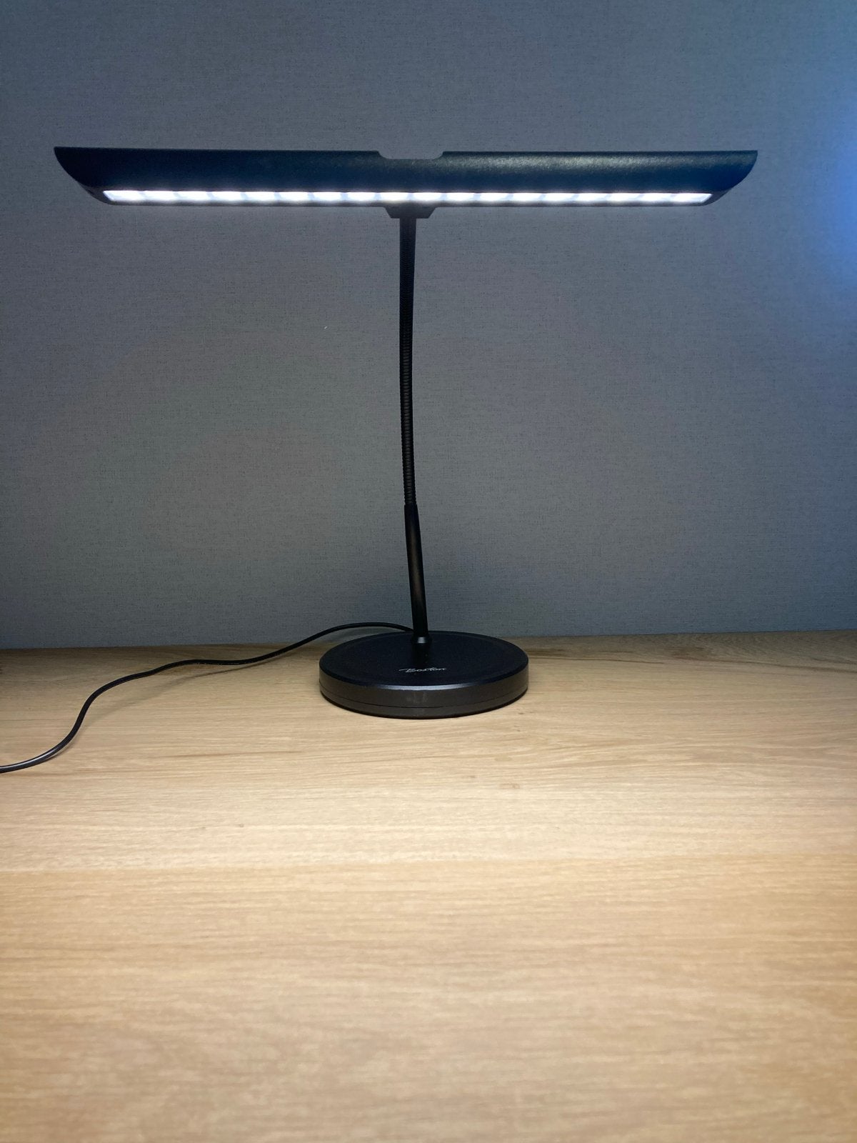 Boston LED orgellamp - Zwart, Flexibele Hals, Ophalen of Verzenden, Zo goed als nieuw