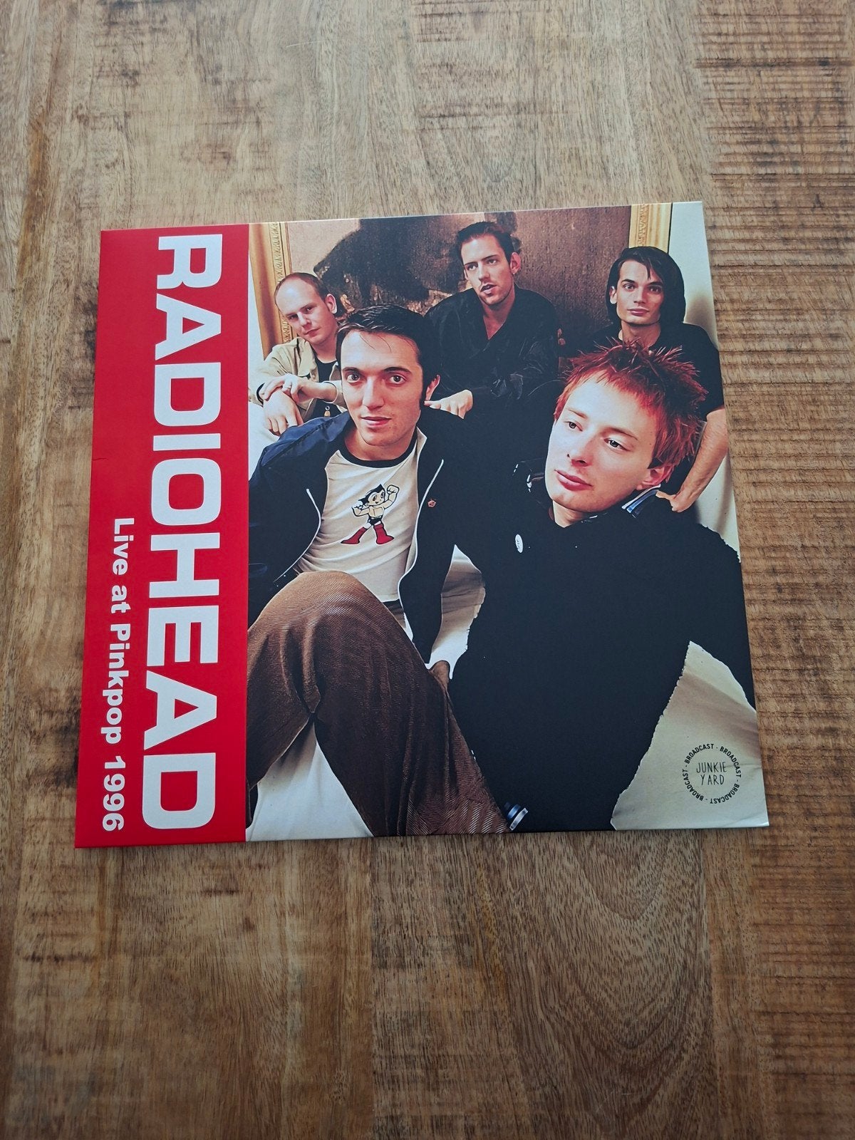 lp radiohead live at pinkpop 1996, LP, Overige formaten, Ophalen of Verzenden, Zo goed als nieuw