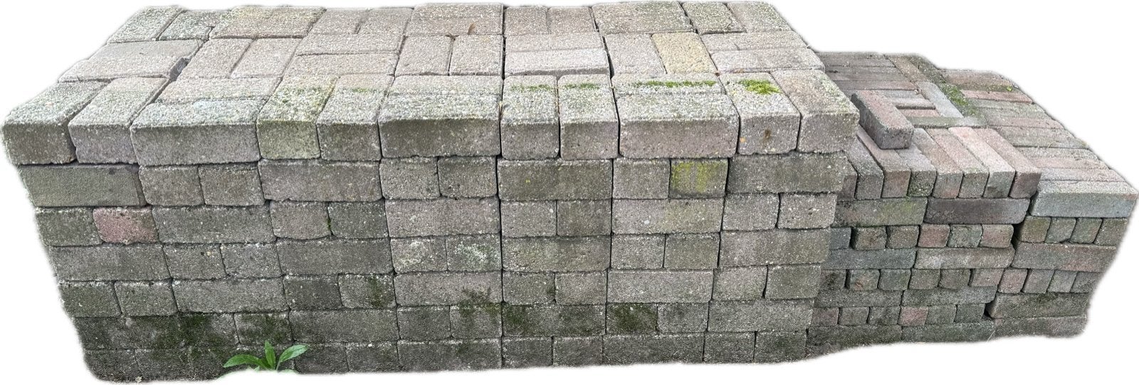 Straatstenen/Betonklinkers - Twee Soorten (21x10cm & 20x5cm), Ophalen, Gebruikt, Beton