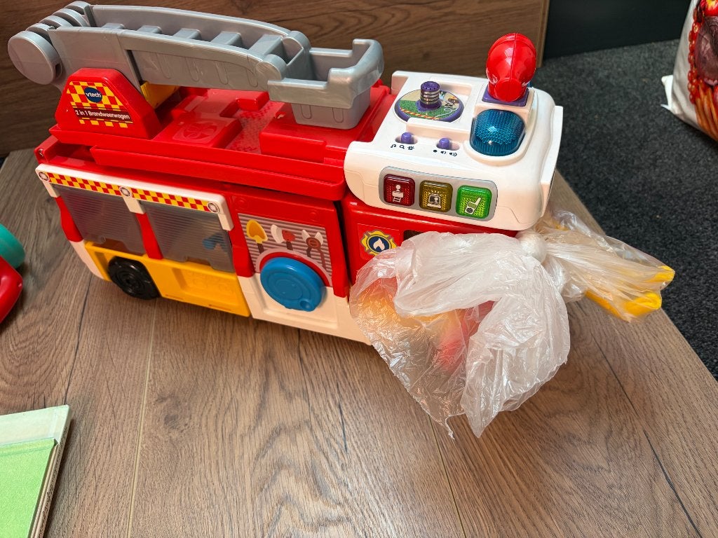 Vtech Brandweerauto met geluid, Ophalen of Verzenden, Gebruikt, 2 tot 4 jaar