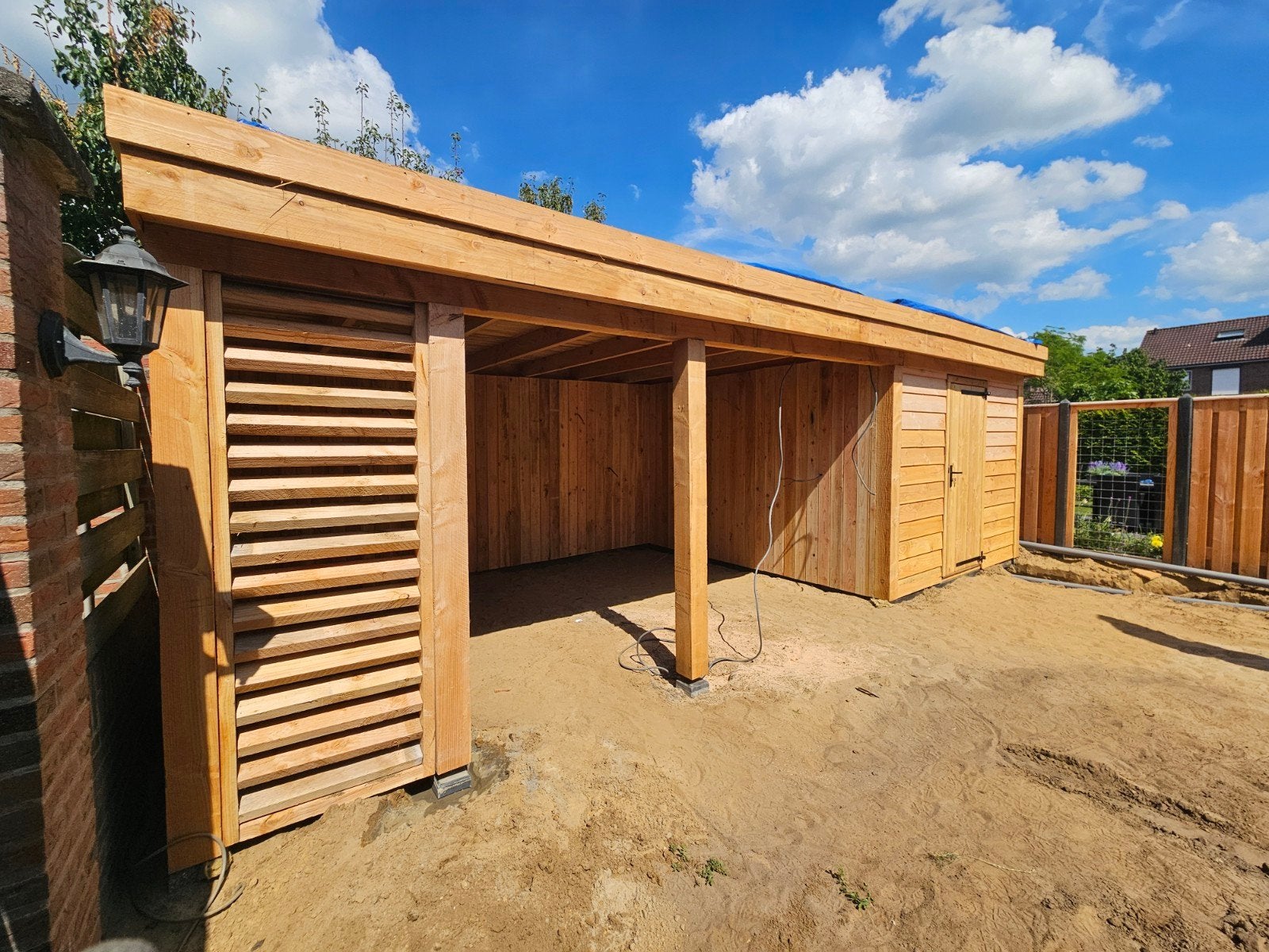 Dit najaar nog een overkappingen, tuinhuis, carporte, schuur, Tuin en Terras, Haardhout, 6 m³ of meer, Ophalen of Verzenden