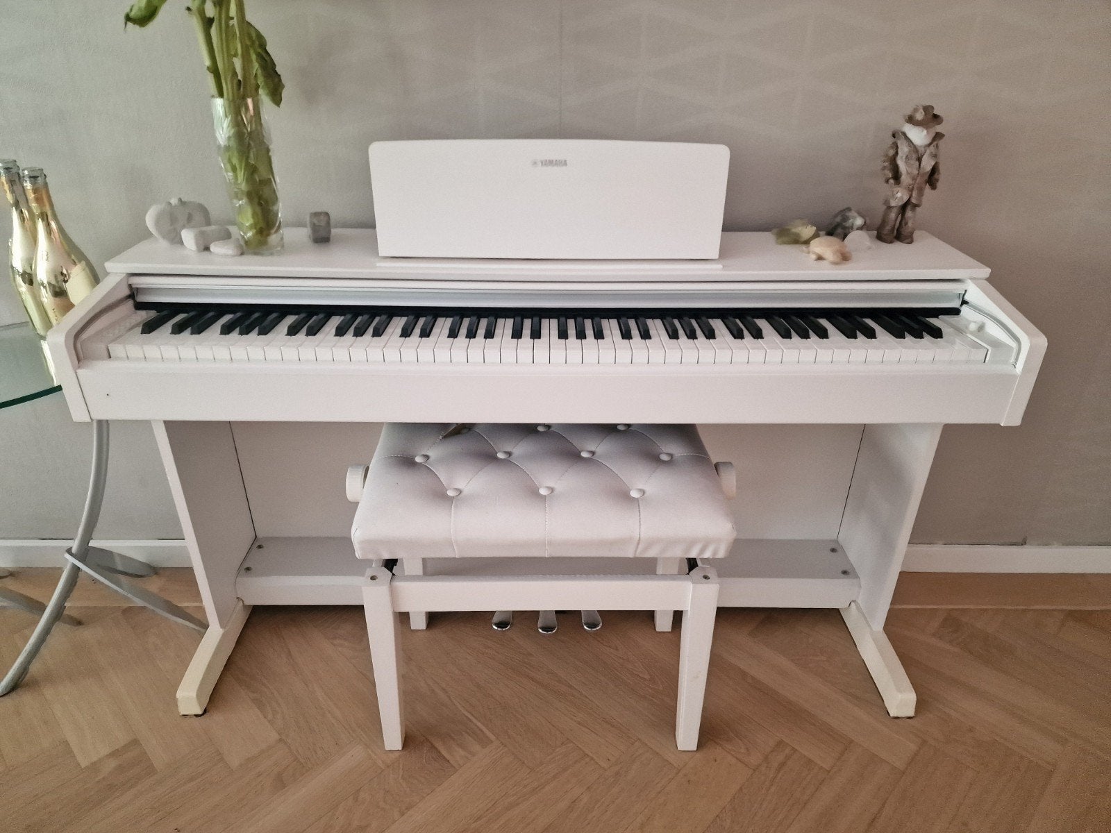 Yamaha Arius YDP-143 digitale piano wit, Ophalen, Wit, Digitaal, Zo goed als nieuw
