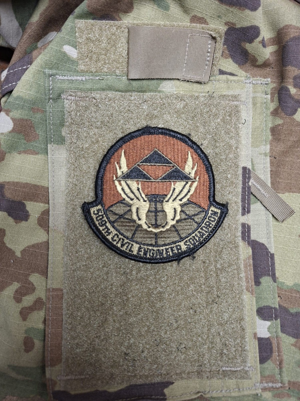 509th Civil Engineer, Verzamelen, Verzenden, Luchtmacht, Amerika, Embleem of Badge