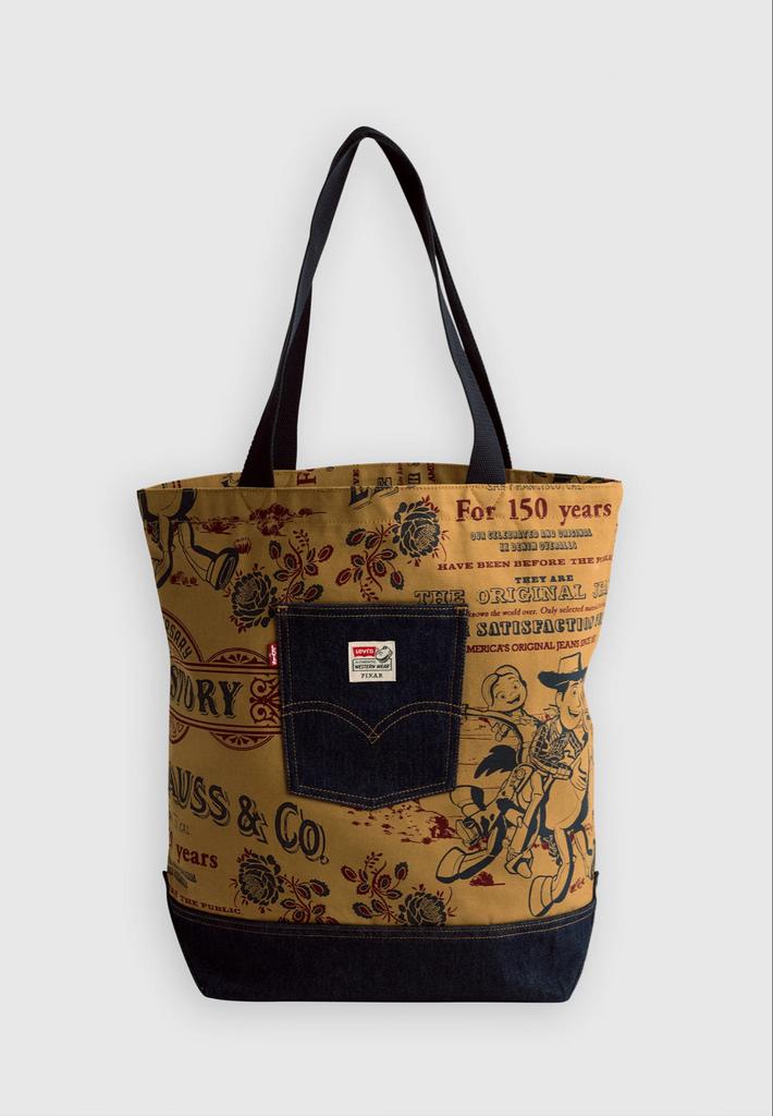 Collectors item Levi's Toy Story tote bag - nieuw!, Ophalen of Verzenden, Nieuw, Bruin, Shopper
