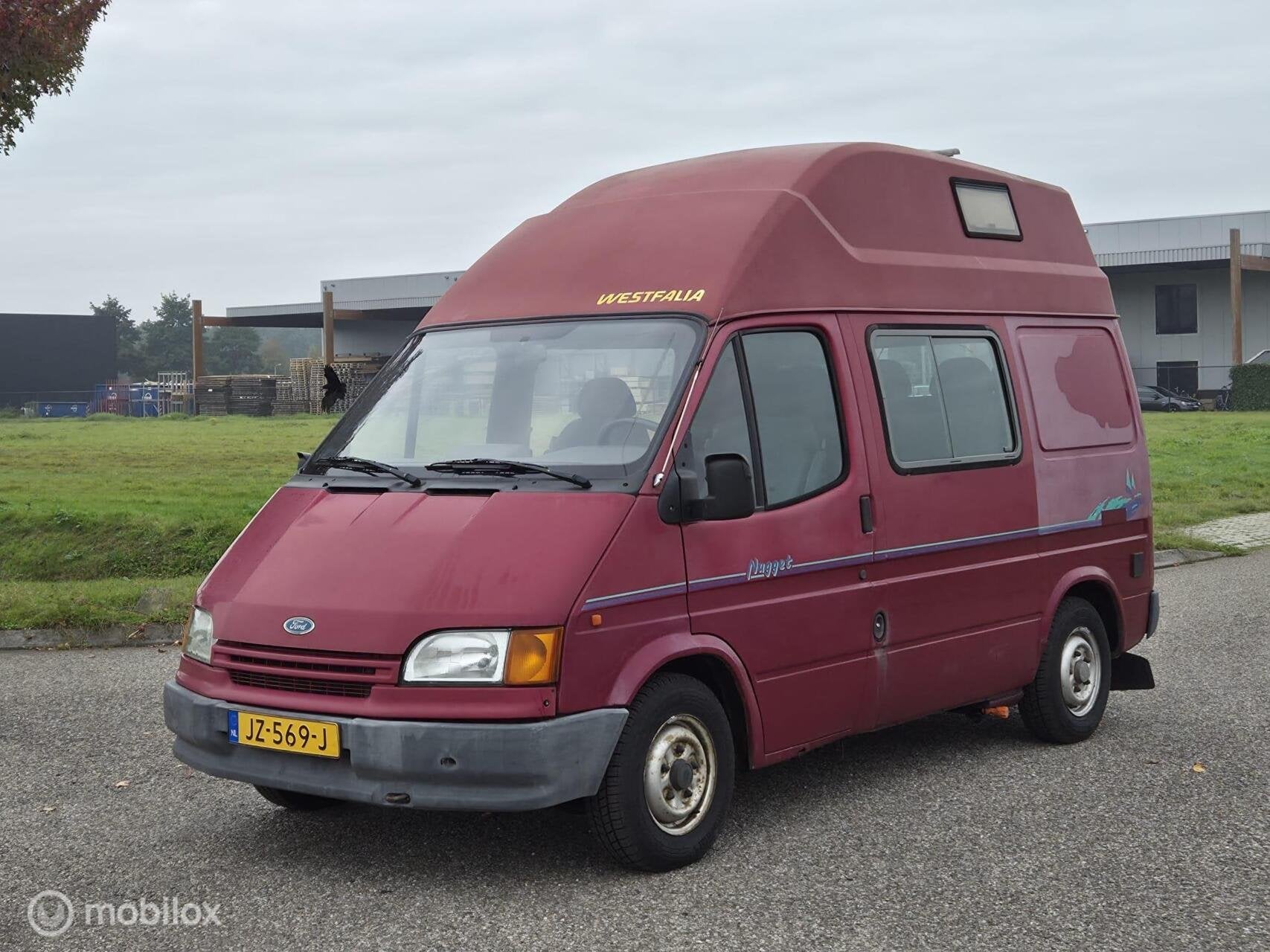 Ford Transit Nugget Westfalia Kampeerwagen Camper Origineel, Caravans en Kamperen, ., Bedrijf, Diesel, Ford