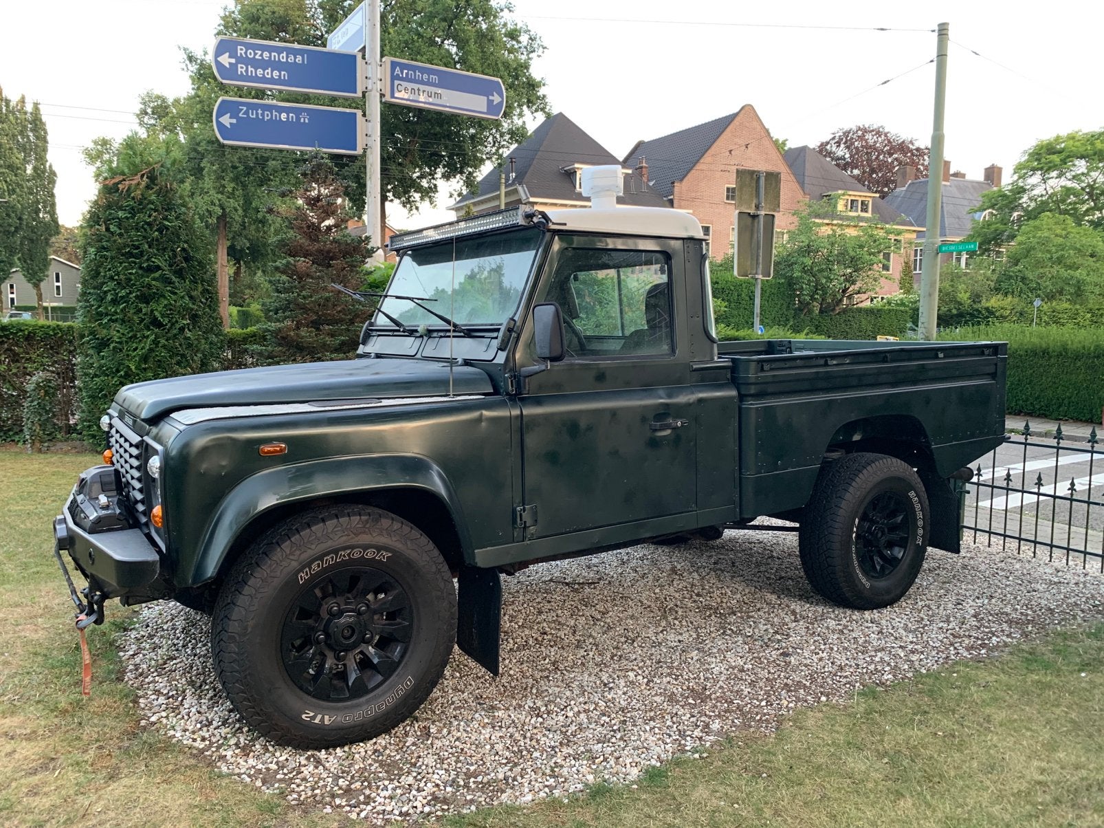 Land Rover Defender 110 TD5 HC Pick-up 4WD 2004, Auto's, Stof, Land Rover, 1816 kg, 2495 cc