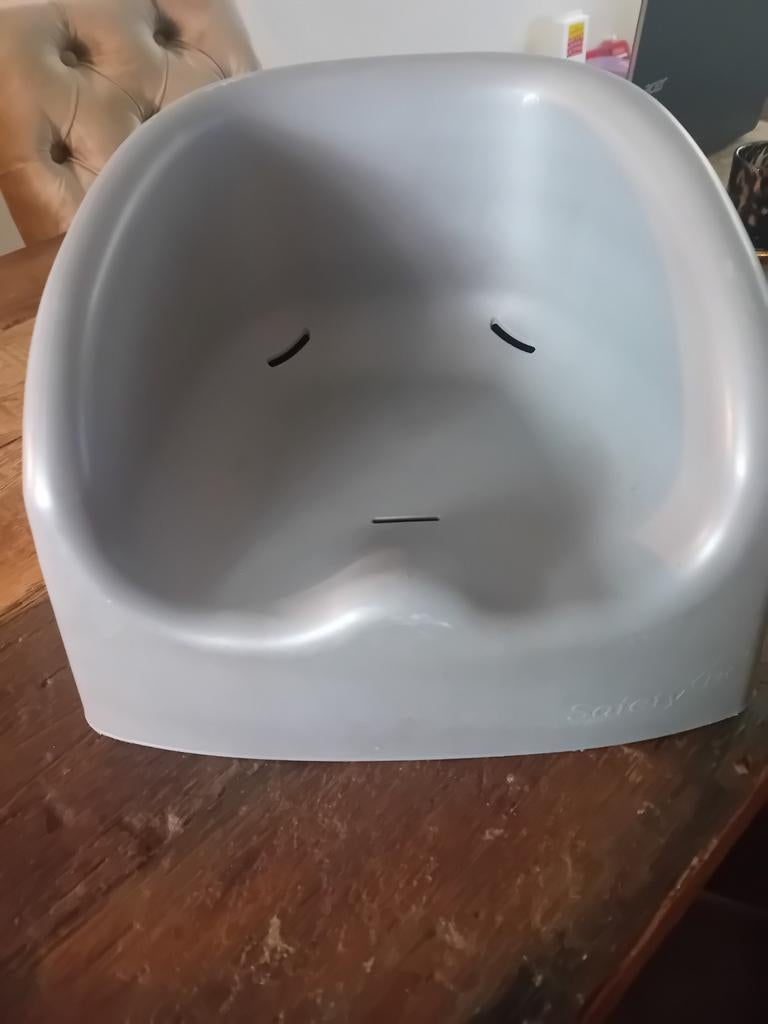 Grijze stoelverhoger voor baby/peuter - Safety 1st, Kinderen en Baby's, Kinderstoelen, Ophalen of Verzenden, Gebruikt, Overige typen